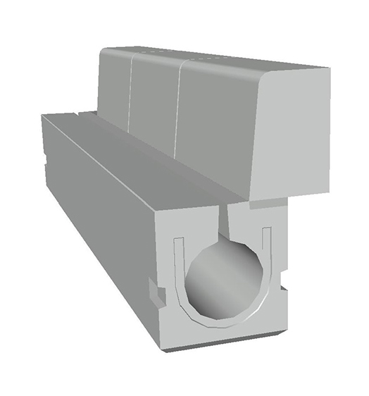 スリット側溝Φ200（トンネル用）