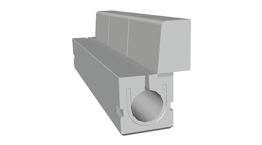 スリット側溝Φ200（トンネル用）